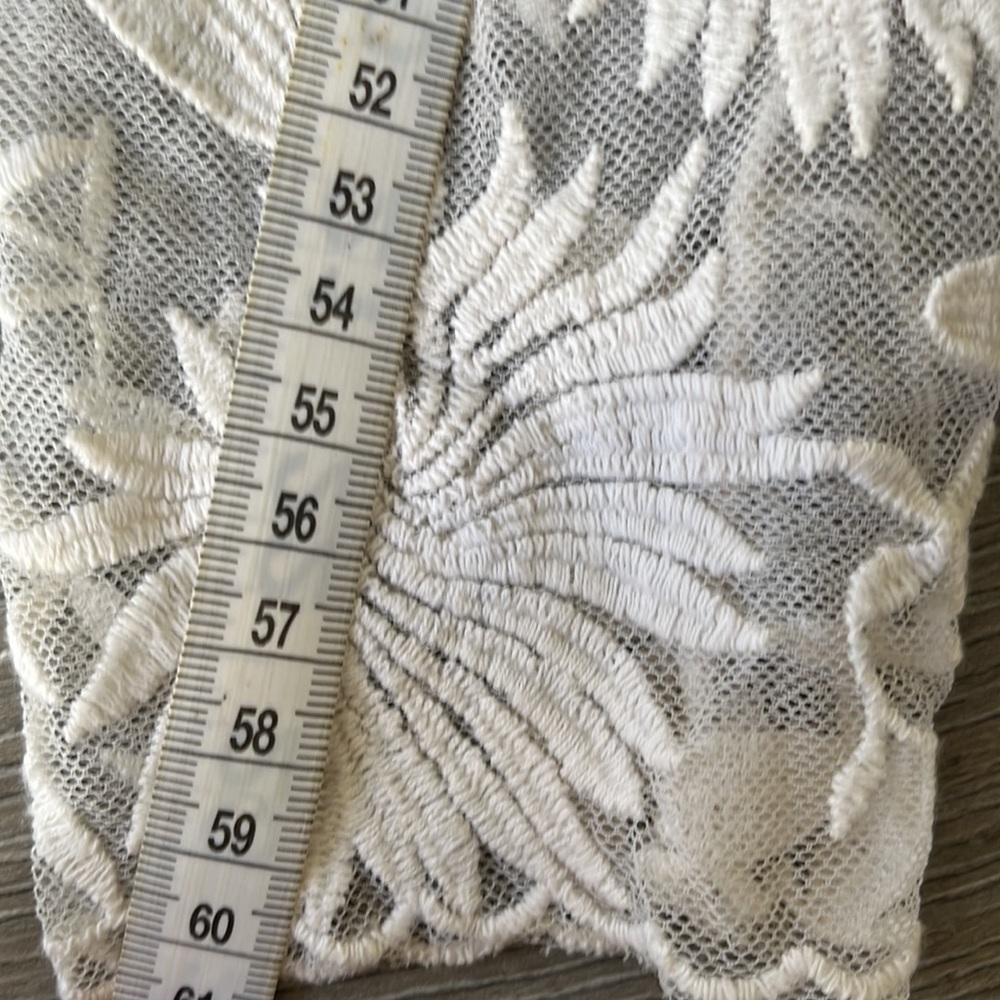 Embroidered Transparent Top - Picture 4 of 6